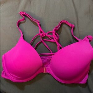 Victoria's Secret Fuchsia Strappy Bra